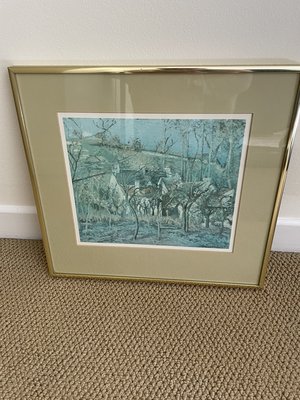 Photo of free framed print in brass frame (Bayview and Sheppard)