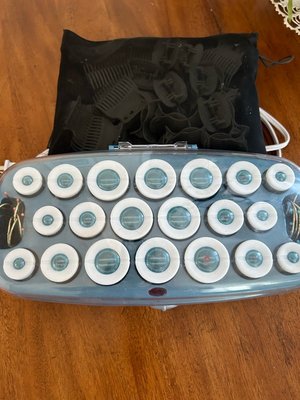 Photo of free Hot curlers and a hanging shoe rack (Willow Glen, San Jose)