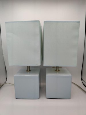 Photo of free Pale Blue Bedside Lamps (Victory Heights, North Seattle)