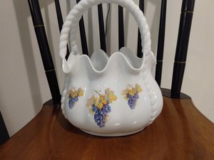 Photo of free Porcelain basket (Ellicott City, Turf Valley)
