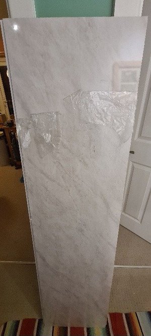 Photo of free Piece of marble effect shower panel (Lewes BN7)
