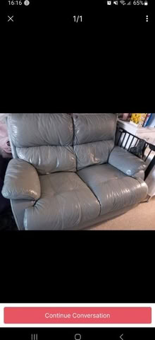 Photo of free 2 seater sofa (IP6)