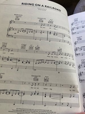 Photo of free James Taylor songbook (Dempster and Edens)
