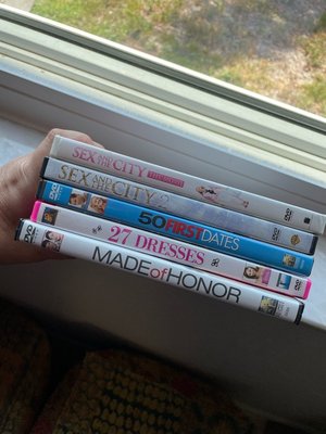 Photo of free DVD chick flicks (Bailey Road and Rock Island)