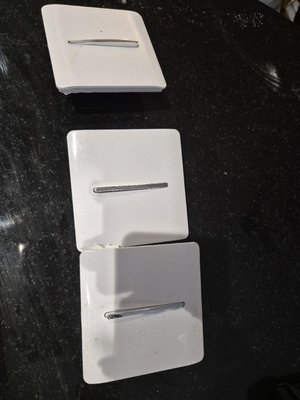 Photo of free Light switches white and chrome (Chadwell Heath)