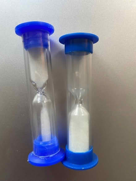 Photo of free 2 sand timer’s (Jennett's Park RG12) #1