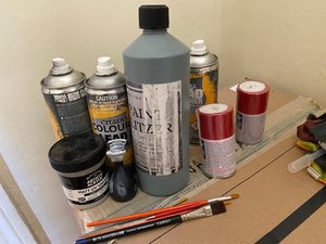 Photo of free Assorted paints for miniature painting (Seven Dials BN1)