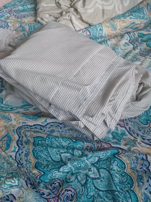 Photo of free Queen fitted and flat sheet (Northern va)