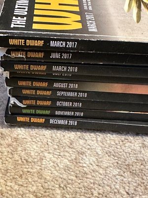 Photo of free Warhammer White Dwarf magazine bundle (Broomhall S10)