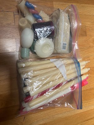 Photo of free Two bags full of wax candles (Cambrian/san jose)