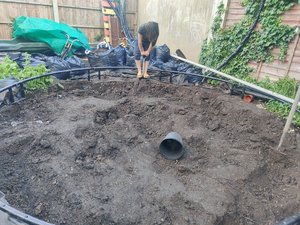 Photo of shovel and soil bags (Walthamstow)