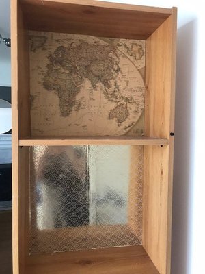Photo of free Tall wooden book case/shelving unit (Farlington PO6)