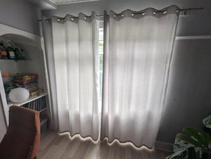 Photo of free Curtains & 2 x metal curtain poles (Glasgow Southside G43)