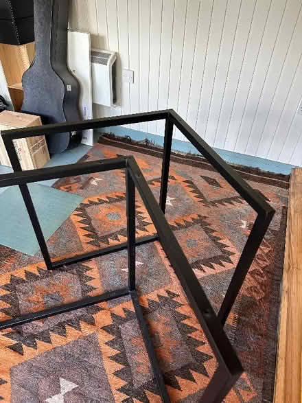 Photo of free Pair of metal table legs (Upper Wolvercote OX2)