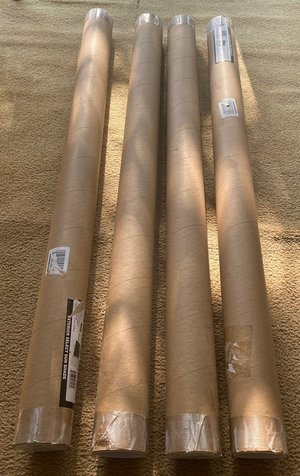 Photo of free Heavy Duty Storage Tubes (3) (Cupertino - DeAnza and 280)