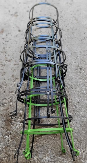 Photo of free plastic tomato cages (Erin Mills)