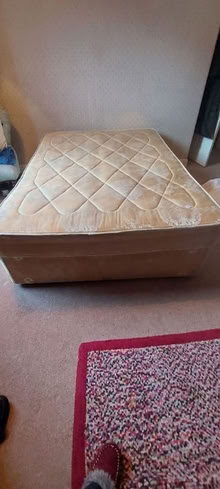 Photo of free A Myers Double divan bed with drawers (Burton Joyce NG14)
