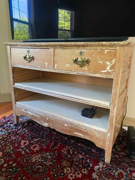 Photo of free Vintage Distressed Wood Dresser (North Cambridge)