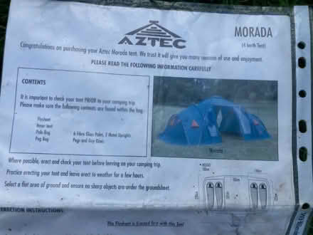 Photo of free Tent (Steventon OX13)