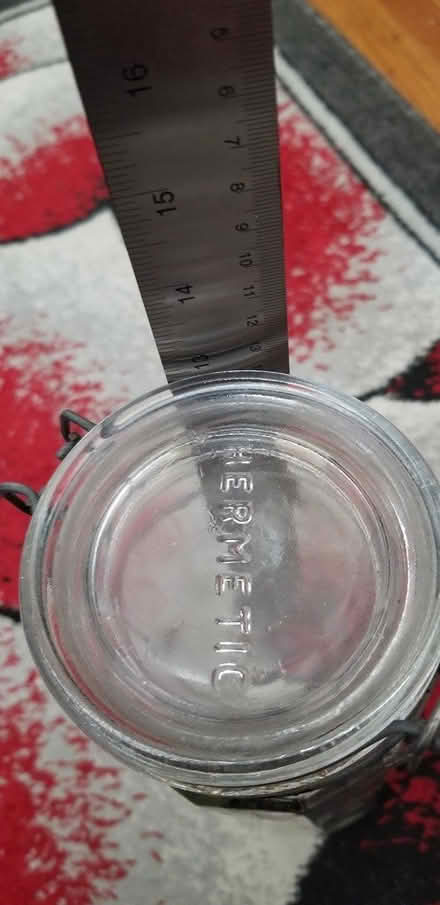 Photo of free Tall glass container (Barron Park)