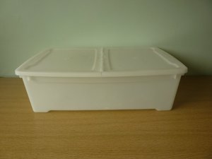 Photo of free 4 white under-bed storage boxes (Congleton CW12)