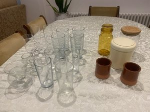 Photo of free Miscellaneous Drinking Glasses & Storage Jars (Steyning BN44)