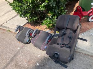 Photo of free Carseat/2 Booster Seats (Silver Lake Blvd.)