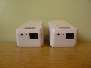 Photo of free 2 Solwise 200Mbps HomePlug Ethernet Adapters with AC pass (Congleton CW12)