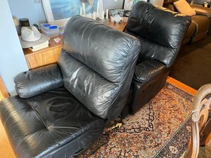 Photo of free Leather lounge furniture (Beach haven)