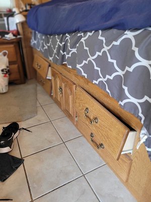 Photo of free California King Pedestal Bed (101 near Northern)