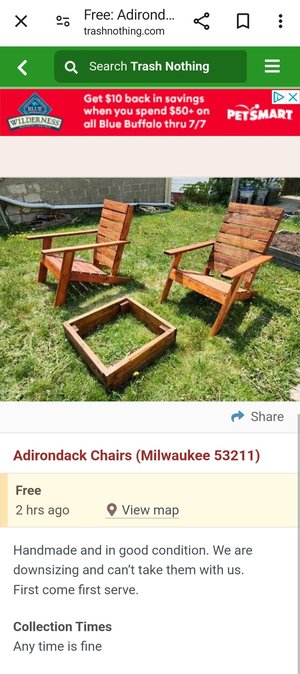Photo of free fake ad, fraudulent offer (Milwaukee, East Side)