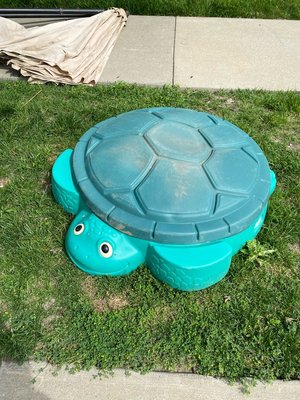Photo of free sandbox or rock box (New Town in St. Charles)
