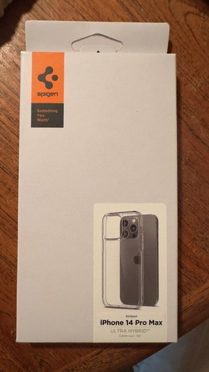 Photo of free New iPhone 14 pro max clear case (Eagle Hill)