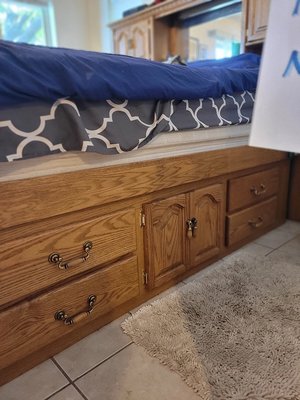 Photo of free California King Pedestal Bed (101 near Northern)