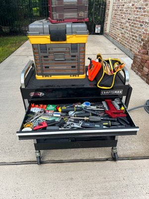 Photo of free Rolling Tool Chest with Bench (Benders Landing, Spring Texas)