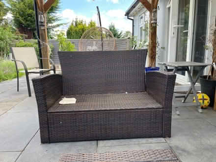 Photo of free Garden Fruniture, one sofa and two chairs one center table (Hanworth TW4)