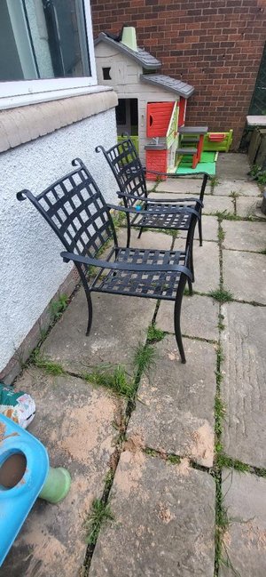 Photo of free Garden chairs x2 (S8 Meadowhead)