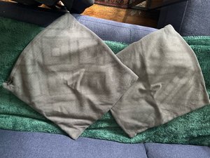 Photo of free 2 outdoor pillowcases 17x17 (Hawthorne)