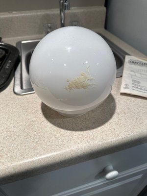 Photo of free Spare globe for light fixture (cary)