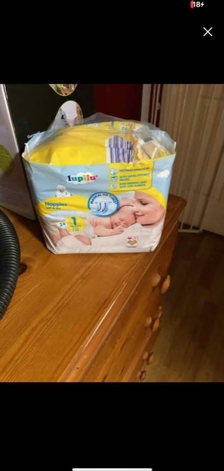 Photo of free Nappies size 1 (Long ditton)