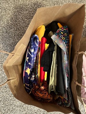 Photo of free Fabric scraps- variety of sizes (NE Heights)