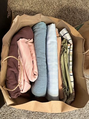 Photo of free Fabric scraps- variety of sizes (NE Heights)