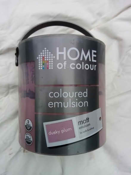 Photo of free Half a tin of "Dusky Plum" emulsion paint (Jennyfield HG3)