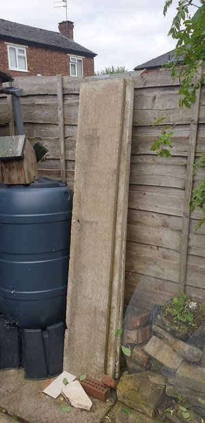 Photo of free 3 concrete fence bases (Old Trafford, M16)