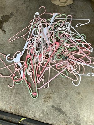 Photo of free Plastic Hangers (Near Richter Park in Danbury)