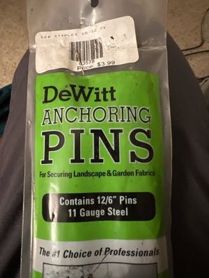Photo of free Landscape anchor pins-package (S Section)