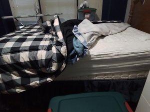 Photo of free Full size mattress and box spring (Oakville)