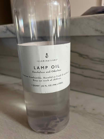 Photo of free Half a bottle of Lamp oil (Cambrian/san jose)