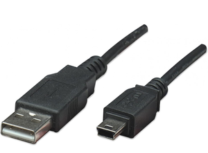 Photo of USB to (old style) micro USB cable (Chapel-en-le-Frith SK23)