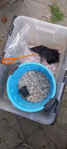 Photo of free Fish tank gravel and net (Pinehurst SN25)
